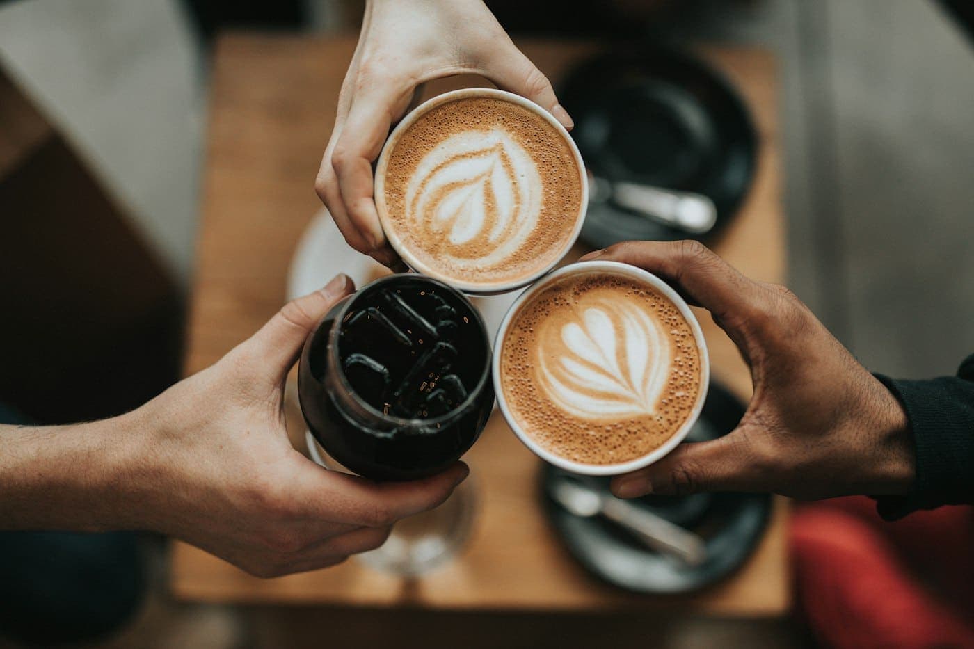 Coffee at the breakfast table