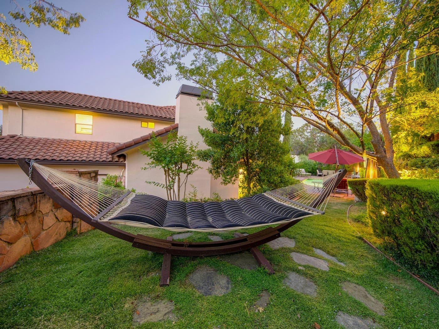 Hammock in the garden